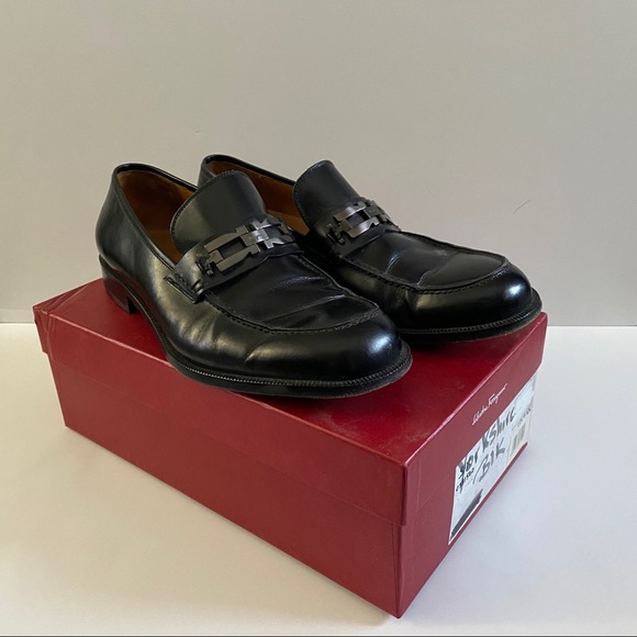 Salvatore Ferragamo black loafer